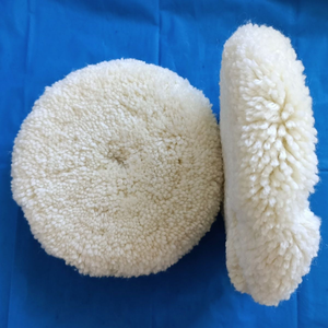 Tampon de polissage de laine d'agneau de haute qualité de 5/7 pouces à double face Tampons de polissage en laine pour voiture - Product Image 2