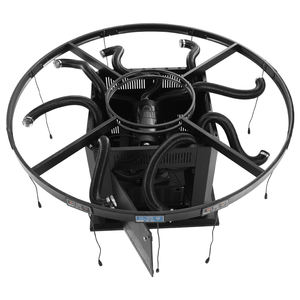 Bàn nướng lẩu điện tròn thương mại, không khói, tích hợp bếp từ <span class=keywords><strong>mini</strong></span>, ngăn chia tùy chỉnh, dành cho nhà hàng lẩu hiện đại - Product Image 6