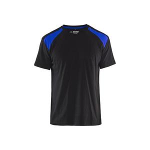 BLAKLADER-Camiseta 337910429985L Negro/Azul aciano-EAN 7330509604731 CAMISETAS Y POLOS DE TRABAJO - Product Image 1