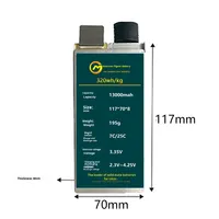 Batterie de drone à charge importante 13Ah à semi-conducteurs 25C 3.35V, cellule lithium polymère longue durée de vie