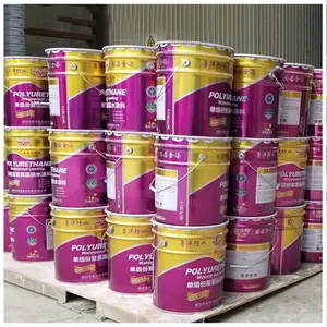 Factory double component polyurethane paint roof waterproof liquid coating