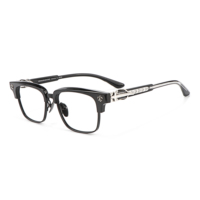 Nuevas Gafas de Acetato con Montura Semi-Redonda de Marca de Lujo, Anti Luz Azul, para Prescripción Óptica, Presbicia, Multifocales, Estilo Y2K