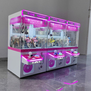 Pabrik grosir koin dioperasikan permen kecil mesin permainan Arcade murah mainan mewah Mini hadiah cakar derek dengan akseptor tagihan untuk anak-anak - Product Image 4