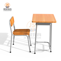 Table de conférence scolaire / Table de classe / Bureau d'école de la marque L.Doctor, avec cadre en tube d'acier