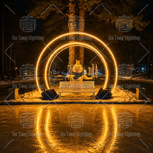 Large Christmas Arch Decoration Light for Outdoor Festivals City Streets and Holiday Celebration Areas - Product Image 5