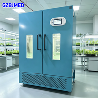 Incubateur à LED de grande capacité 1080L, chambre de croissance des plantes en laboratoire, double porte pour expériences agricoles