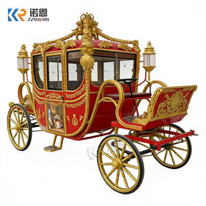 Charrette à cheval de mariage romantique, chariot de conte de fées de luxe, carrosse de <span class=keywords><strong>Cendrillon</strong></span>, chariot royal de mariage du <span class=keywords><strong>prince</strong></span> William en vente - Product Image 6