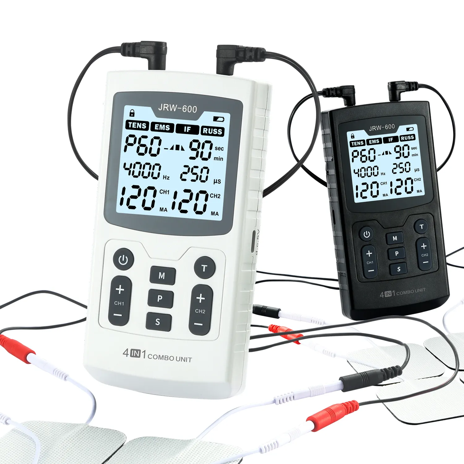 Factory Price compact TENS EMS RUSS Interferential Current Russian waveform Machine Device