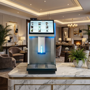 Distributeur automatique de café durable 24h/24 et 7j/7, fonctionnant avec une <span class=keywords><strong>carte</strong></span>, machine à café commerciale avec broyeur intégré - Product Image 1