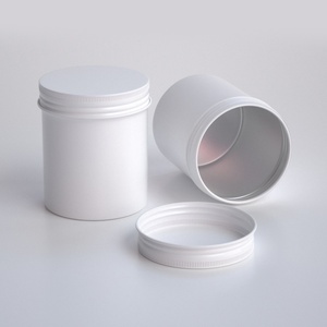 Aluminum Tin Cans with Lids Metal Food Grade Packaging Container Aluminum Jars for Cookie Tea <b>Coffee</b> Candle 250ml 250g 8oz - Product Image 3
