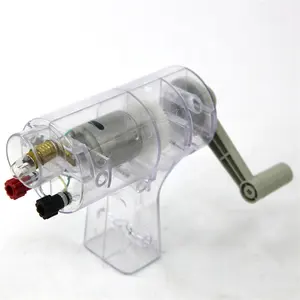 Physical lab equipment hand crank generator teaching instrument