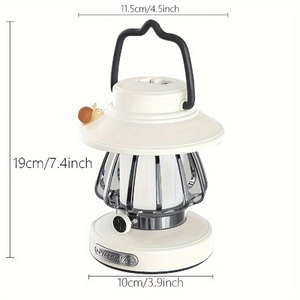 Lámpara de Camping con Diseño de Caracol Retro, Luz Nocturna Portátil Recargable para Exteriores, Luz de Ambiente para Tiendas de Campaña, Decoración de Patio - Product Image 3