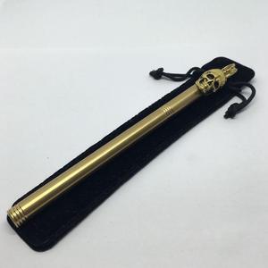 Skull Head Solid Brass <b>Pen</b>, Pocket Signature <b>Pen</b> - Product Image 1