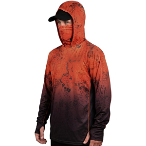 Sweat à capuche de pêche pour homme, séchage rapide, impression par sublimation, polyester de haute qualité, pour la pêche en surfcasting et en bateau - Product Image 3