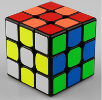 Porte-clés mini cube 3CM, cadeau promotionnel, cube magique en plastique ABS, jouet éducatif STEM 3x3