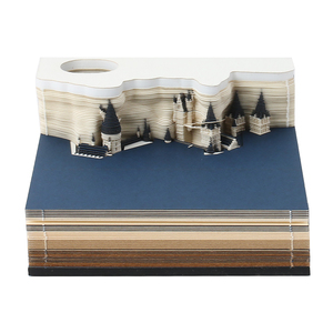 Château de Poudlard de Harry Potter, papier à lettres 3D, artisanat miniature, bloc-notes, cadeau pour fille - Product Image 2