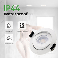 Spot LED encastrable Vertex 5W 230V 3CCT commutable IP44 avec IC, éclairage SMD BBC RT2012, étanche, standard