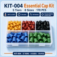 Kit de capuchons de masquage en silicone essentiels (M3-M10) 170 pièces