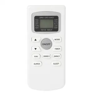 Telecomando per Condizionatore d'Aria Compatibile con Ventilatore Pascmio KFRD-35GW/SXA-<span class=keywords><strong>3</strong></span> KF-35GW/SXA-<span class=keywords><strong>3</strong></span> KFR-35GWSX5 - Product Image 1