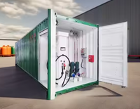 Meilleure station de carburant mobile portable pour diesel et essence Skid en acier au carbone avec panneau solaire pour deux produits pétroliers