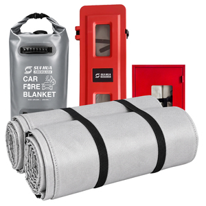 <span class=keywords><strong>Manta</strong></span> Ignífuga de Alta Silicicidad Personalizada para Aislamiento y Rescate en Incendios de Vehículos Eléctricos - Product Image 1