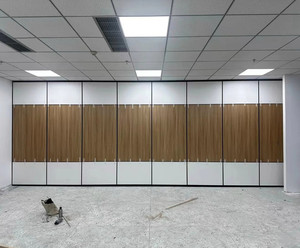 Gallary Acoustic gấp trượt tường hệ thống có thể điều chỉnh di chuyển melamine phòng Divider cho phòng tập thể dục lớp học Auditorium - Product Image 3