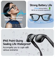 Lentes Inteligentes W610 con IA, Cámara de 8MP, 4GB de Almacenamiento, Carga Magnética de 270mAh, IP65, WiFi, BT, Aplicación HeyCyan