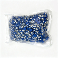 Capsules en aluminium et plastique stériles à ouverture rapide pour laboratoire de beauté, stérilisées à l'oxyde d'éthylène, couvercles de scellage pour flacons en verre cosmétiques