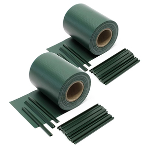 Bokor Garden PVC Sichtschutzstreifen Écran Clôture Bande Rouleau Soudé Technique Chimique Vert Clôture Bande Clôture Treillis Portes - Product Image 3