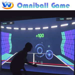 <span class=keywords><strong>Jeux</strong></span> d'entraînement interactifs AR multi-joueurs : Tennis, Football, Basketball, Volleyball – Jeu <span class=keywords><strong>de</strong></span> projection murale multi-balles - Product Image 4