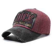 Casquette de baseball vintage délavée à 6 panneaux 100 % coton pour hommes et femmes, casquette snapback en jean vieilli