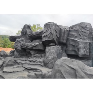 Artificial <b>Stone</b> Block Sculpture For Outdoor Garden Landscape Design Rustic Style Lightweight Feature - Product Image 3