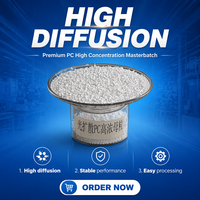 Granulés de masterbatch SEONLON à haut débit pour diffuseurs de lumière PC et abat-jour de tubes LED, pour le moulage par injection et l'extrusion de luminaires