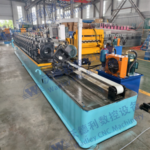 เครื่องขึ้นรูปเหล็กเส้นรูปตัวซีแบบอัตโนมัติความเร็วสูง ควบคุมด้วย PLC สำหรับโครงเหล็กกันสาดและโครงเหล็กตัวซี  ขาย - Product Image 2