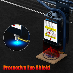 SCULPFUN <span class=keywords><strong>S30</strong></span> <span class=keywords><strong>Pro</strong></span> <span class=keywords><strong>Max</strong></span> <span class=keywords><strong>20W</strong></span> Lazer grabador corte automático sistema de asistencia de aire Área de grabado máquina de grabado láser - Product Image 3