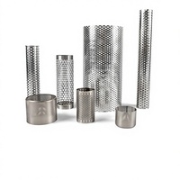 Tube filtrant perforé sans soudure en acier inoxydable 304, tuyau métallique double couche, tamis, norme JIS, industriel 316L