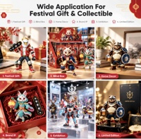 Figurine d'action personnalisée en PVC, série de fêtes, développement de dérivés IP OEM/ODM, modèle de personnage de collection, cadeau de festival, jouet