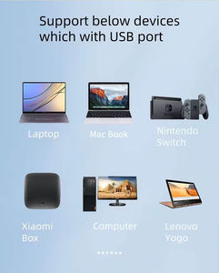 Hub USB C 5 in 2 per MacBook Pro con Ethernet Gigabit RJ45, Docking Station Multiporta, Adattatore Tipo USB 3.0 per Trasferimento Dati, Materiale Metallico - Product Image 5