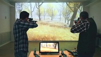 Jeux de projection interactifs de tir, jeux de projecteur mural interactifs