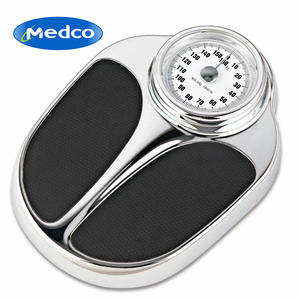 Pèse-personne mécanique Kinsco, capacité 180 kg, design ovale antidérapant, pour salle de bain et salle de sport - Product Image 5