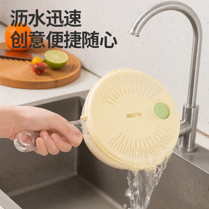 Rcusme Fruit Vegetable Drainer With Lid 2Pcs Set For Kitchen Use - Product Image 2