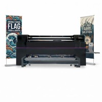 Printer Kain Spanduk Sublimasi Lebar 2050mm dengan Delapan Kepala I3200 Printer Bendera Kecepatan Tinggi Printer Bendera Dua Sisi