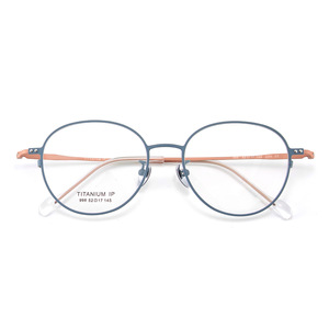 Montures de lunettes rondes en titane IP 998 52-17 145, monture complète, durables, unisexes, origine Shenzhen - Product Image 1