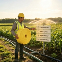 Nouveau tuyau d'arrosage en PVC antigel, anti-âge, haute pression, résistant à l'usure, spécialisé pour l'irrigation des serres agricoles