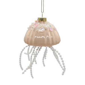 Ornamento Natalizio Unico a Forma di Medusa in Vetro, Sfera di Vetro Incantevole con Medusa per Albero di Natale - Product Image 5