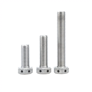 Fornitura di fabbrica su misura In <span class=keywords><strong>acciaio</strong></span> <span class=keywords><strong>inox</strong></span> <span class=keywords><strong>8.8</strong></span> gradi <span class=keywords><strong>bulloni</strong></span> esagonali con foro del filo/foro del perno della coppietta In testa - Product Image 2