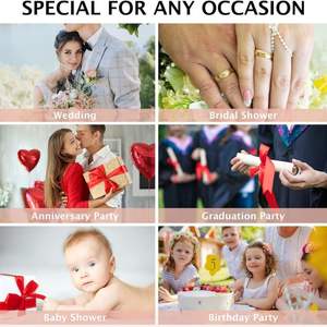 Mazo de cartas personalizado con corazón, soporte de lino y terciopelo, teléfono alternativo, venta al por mayor, libros de invitados de boda con cubierta de cuero - Product Image 4