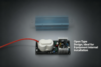 Kit générateur d'ozone à tube de quartz 7G 65W, type ouvert, refroidi par air, avec alimentation pour purificateur d'air