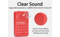Bouton sonore programmable personnalisé ESYS OEM, mini, parlant, 16 sons, enregistrement de la voix, musique, buzzer, pile AG13, 3s-180s, MP3/WAV, cadeaux