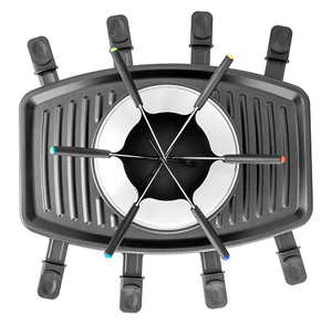 Gril et plaque chauffante d'intérieur sans fumée à <span class=keywords><strong>raclette</strong></span> et à fondue antiadhésive coréenne - Product Image 3